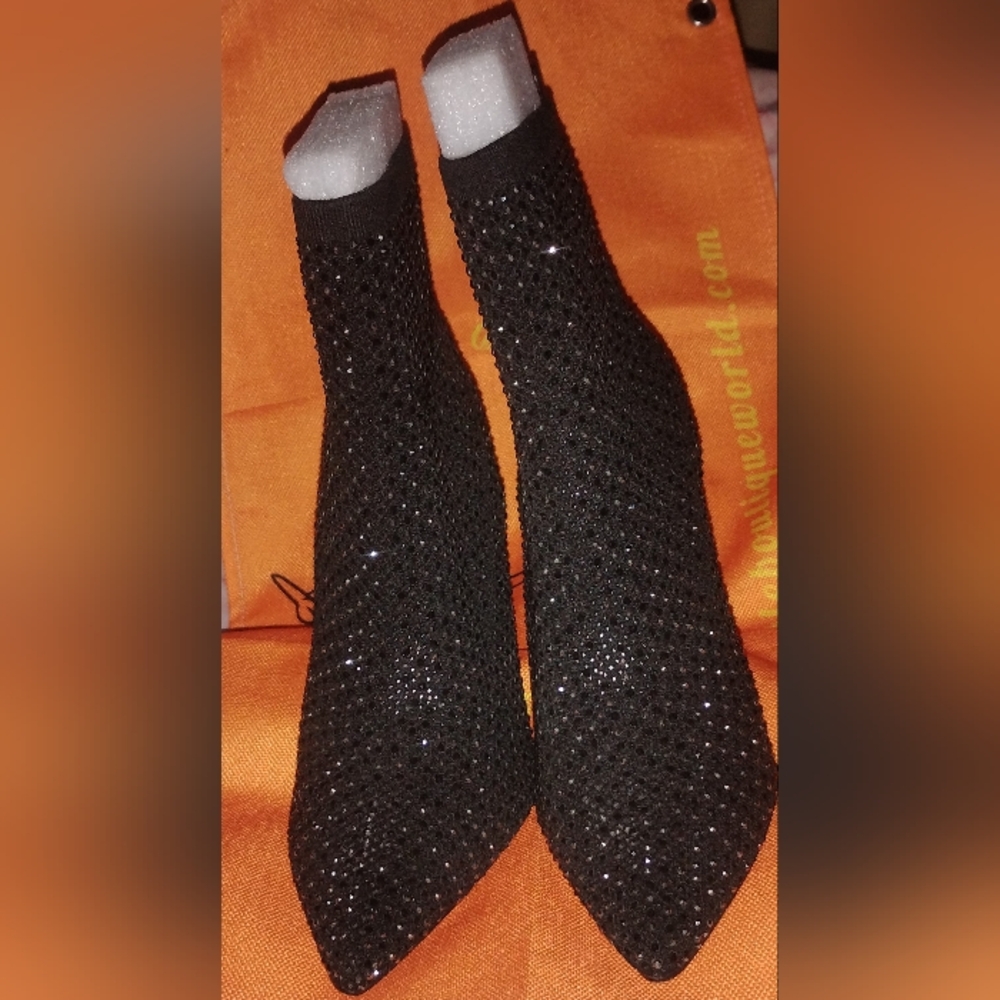 Sparkling Black Women's Boots